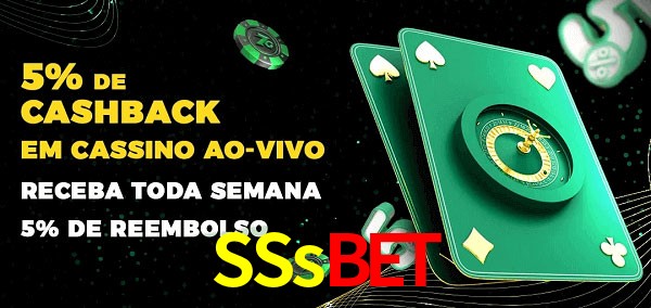 Promoções do cassino ao Vivo SSsbet